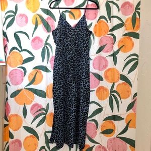 Banana Republic Jumpsuit - Blue Leopard,  NWT